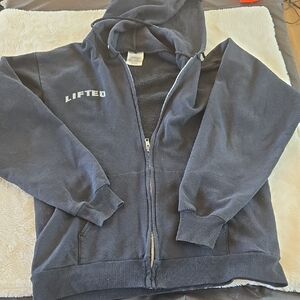 Port and Company Kids Navy Zip-Up Hoodie